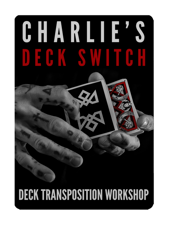 CHARLIE'S DECK TRANSPOSITION Workshop playing cards