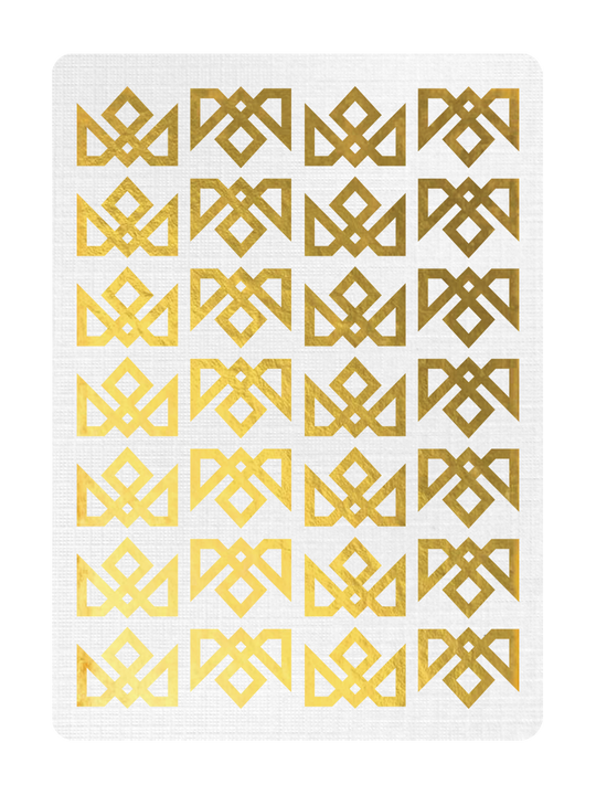GOLD CHARLATANS - BRICK DEAL (12 Decks) playing cards