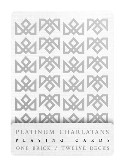 PLATINUM CHARLATANS Playing Cards