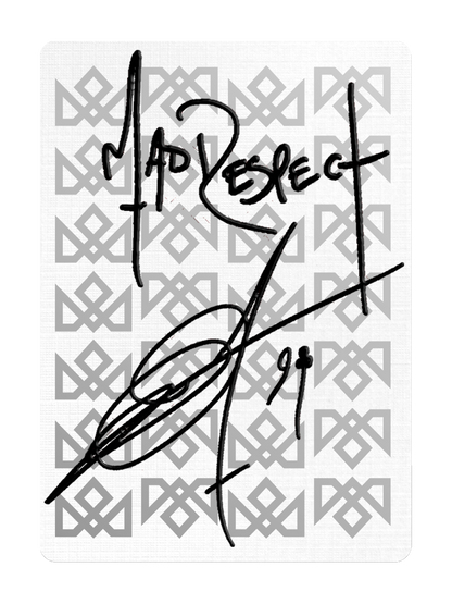 PLATINUM CHARLATANS Playing Cards SIGNED