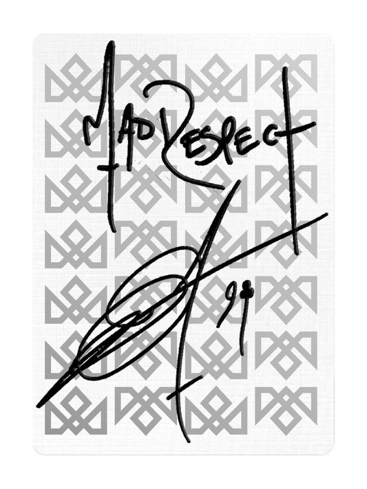 PLATINUM CHARLATANS Playing Cards SIGNED