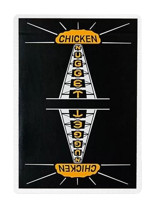 CHICKEN NUGGETS BOXSET by HANSON CHIEN (Black / White Edition) playing cards — view 2