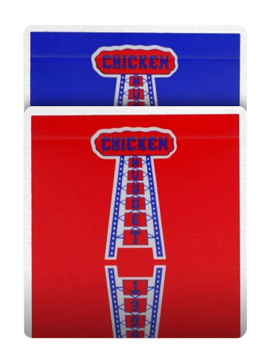 CHICKEN NUGGETS BOXSET by HANSON CHIEN (Red / Blue Edition) playing cards
