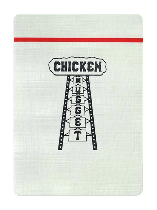 CHICKEN NUGGETS BOXSET by HANSON CHIEN (Black / White Edition) playing cards