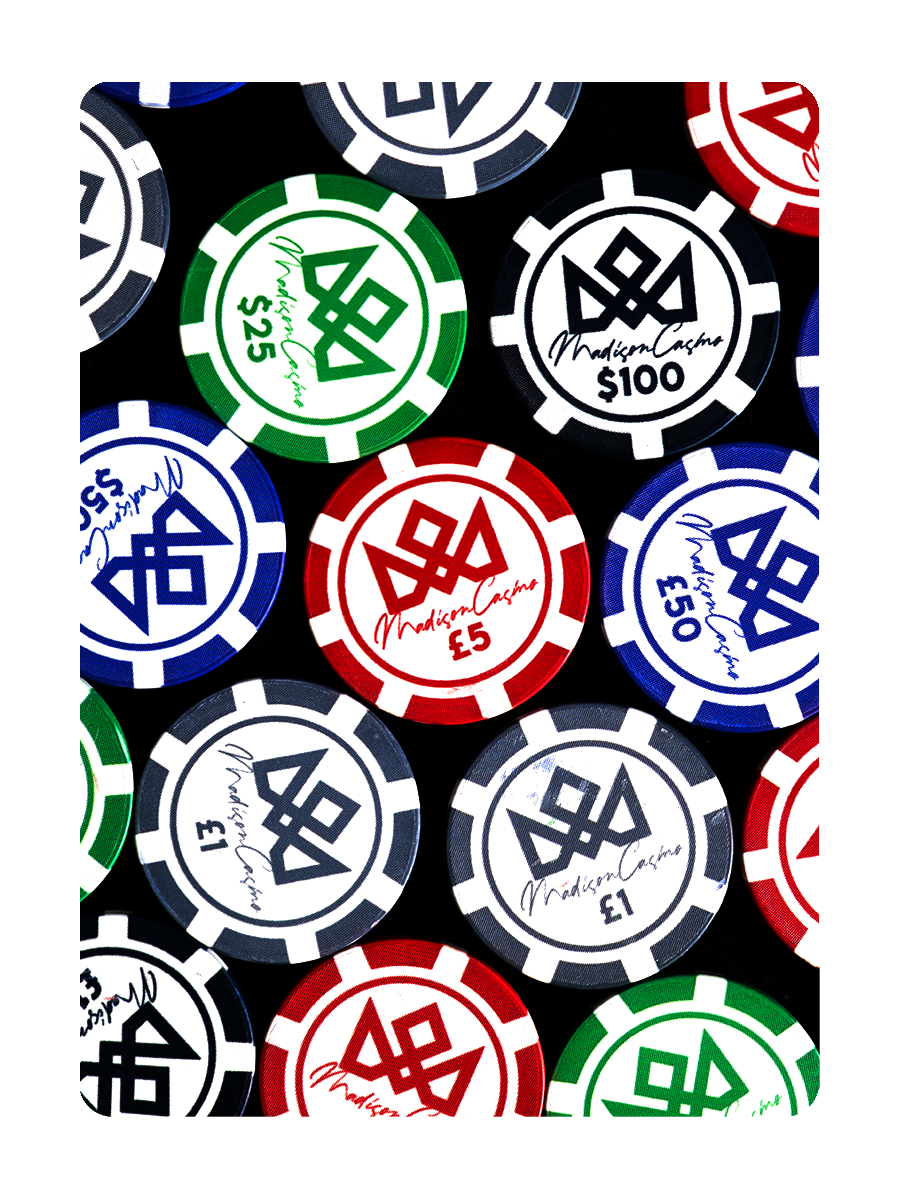 MADISON POKER & BLACKJACK CHIP SET playing cards — view 2