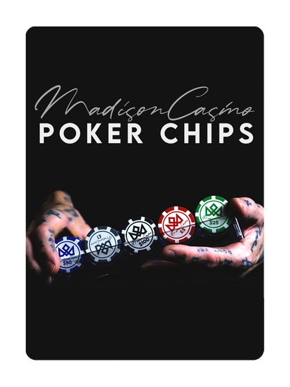 MADISON POKER & BLACKJACK CHIP SET playing cards