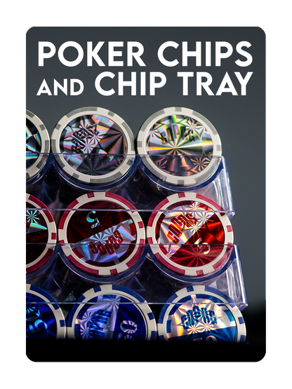 COPAG POKER CHIP TRAY SET AND SHARPS