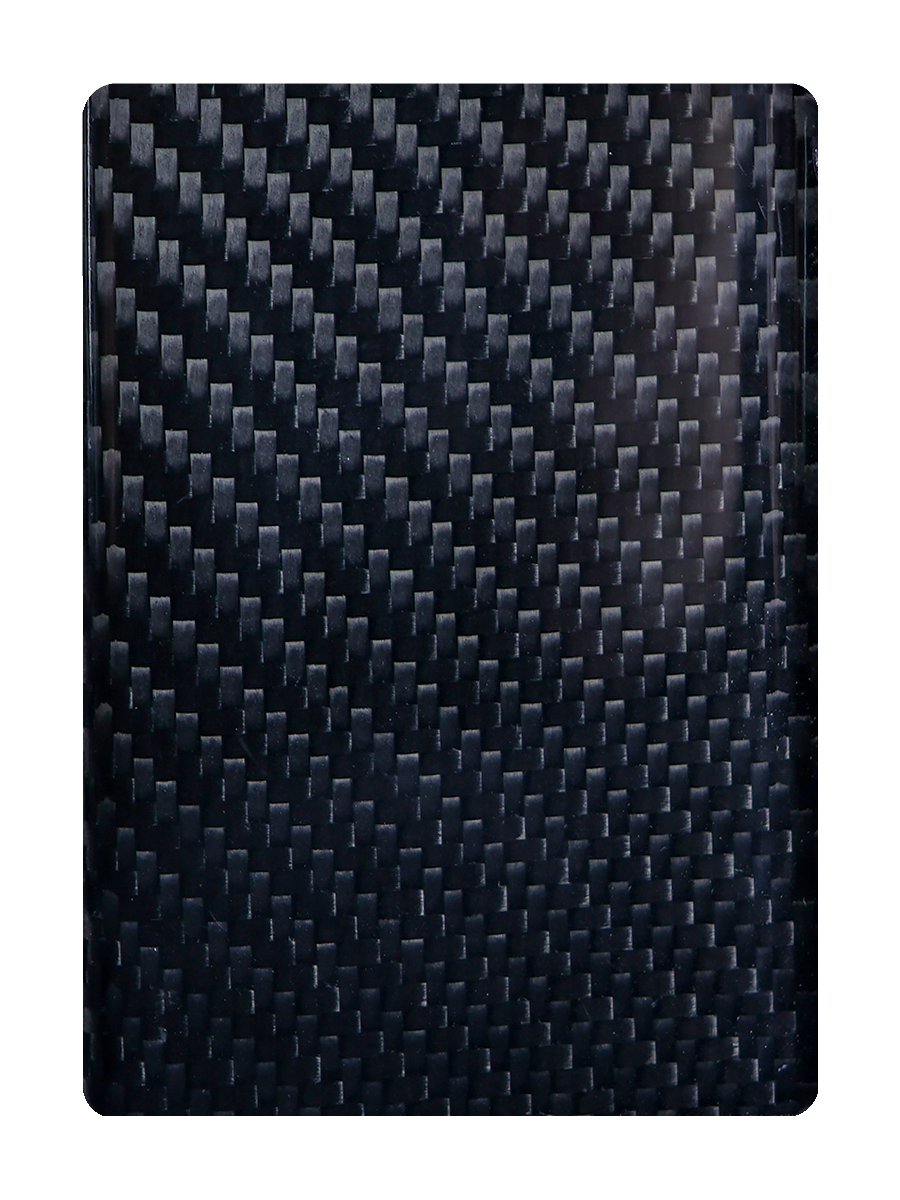 Kevlar x Carbon Fibre Card Clip - Black Gloss