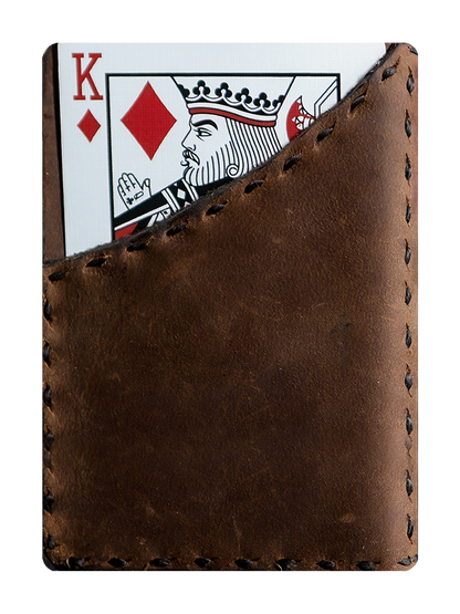 Leather Wallet Card Clip