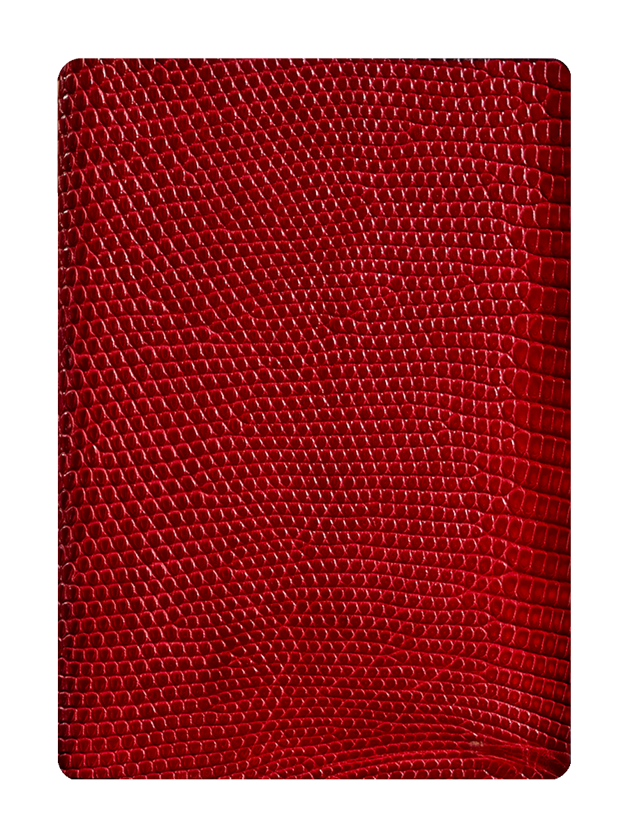 RED Lizard Skin Card Clip