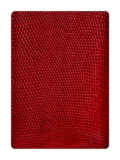 RED Lizard Skin Card Clip