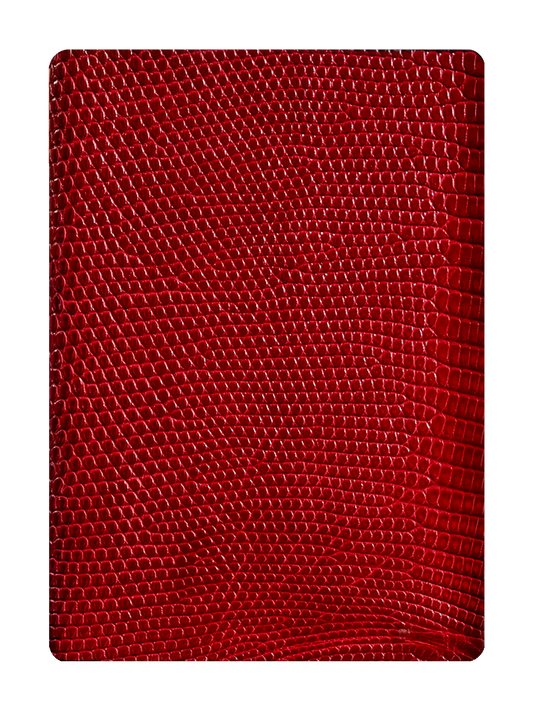 RED Lizard Skin Card Clip