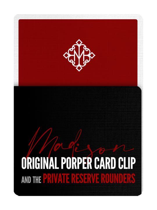 MADISON'S Original Card Clip & PRIVATE RESERVE Rounders playing cards