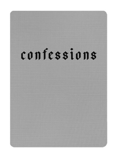 CONFESSIONS Playing Cards