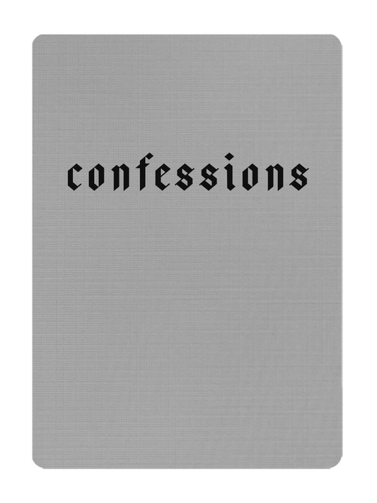 CONFESSIONS Playing Cards