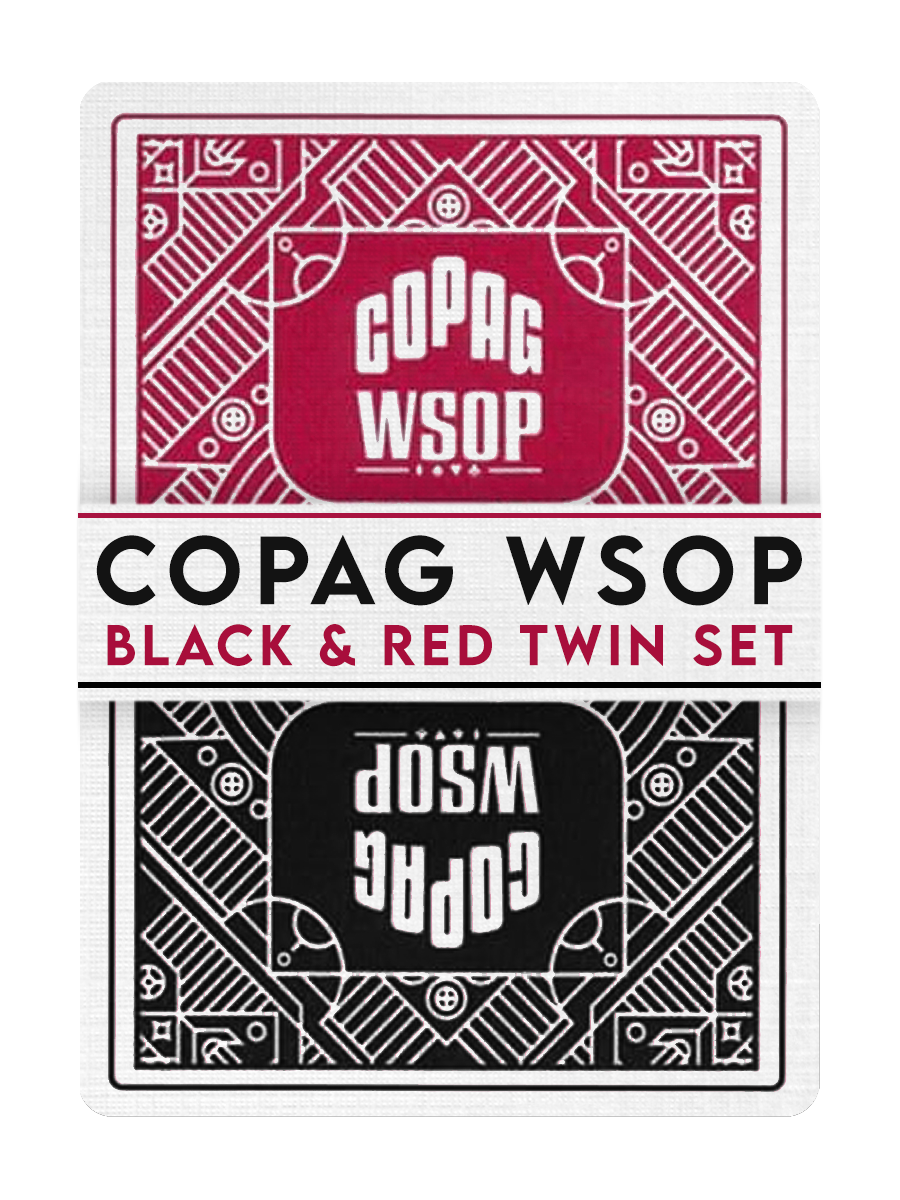 COPAG WSOP Playing Cards - RED and BLACK