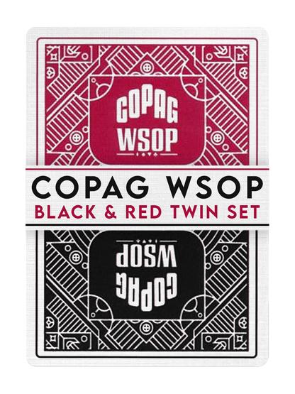 COPAG WSOP Playing Cards - RED and BLACK
