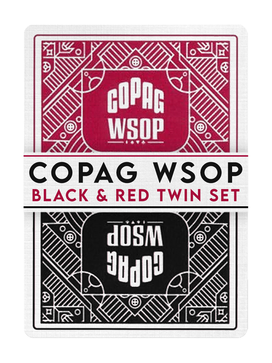 COPAG WSOP Playing Cards - RED and BLACK