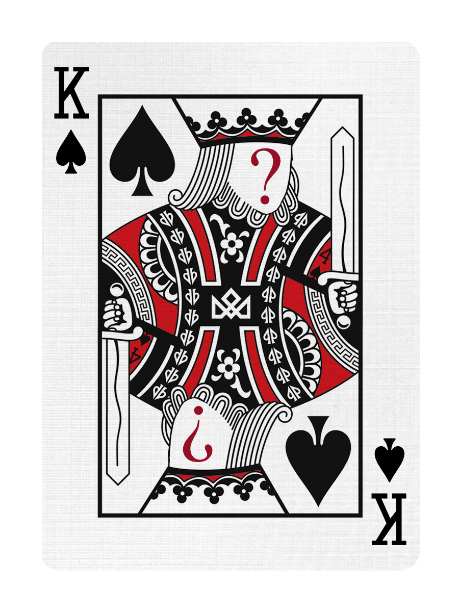 KING of SPADES - CUSTOM COURT CARD