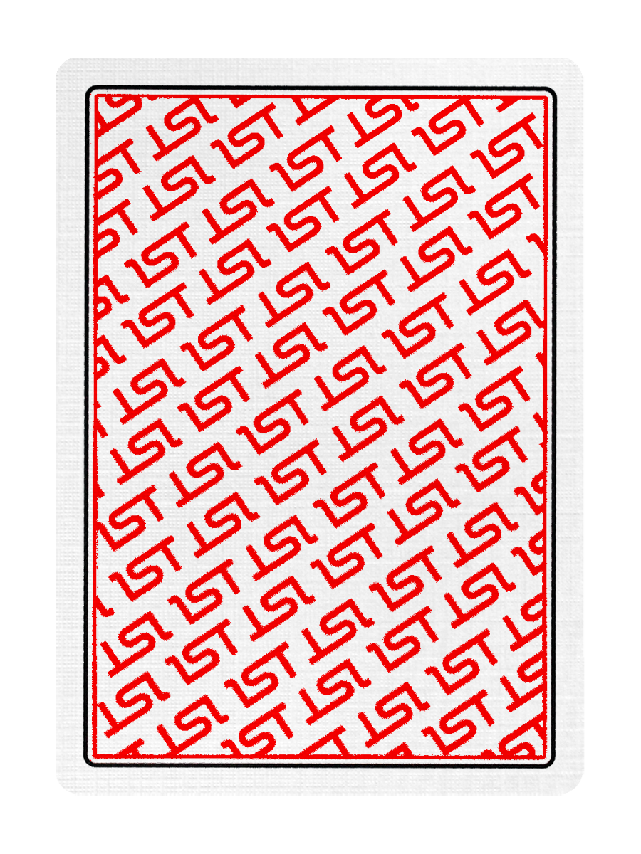 1ST playing cards V4 Red