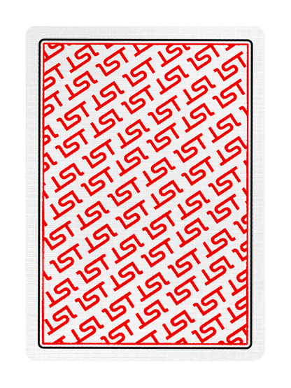 1ST playing cards V4 Red