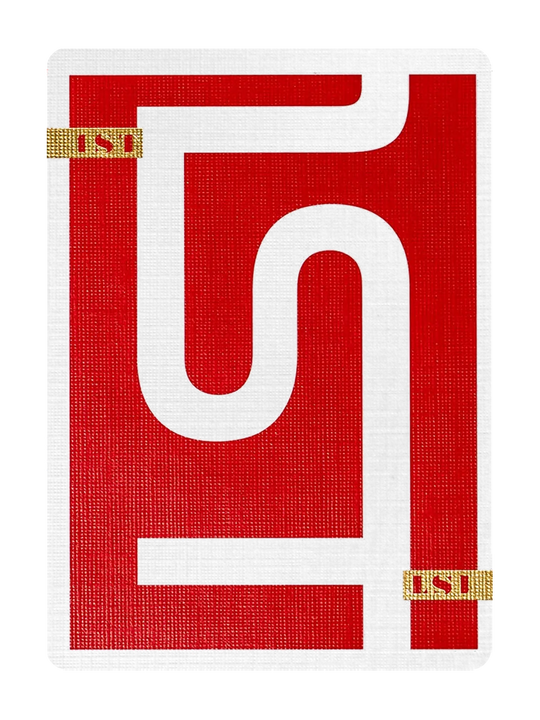 1ST Playing Cards V6 Red playing cards