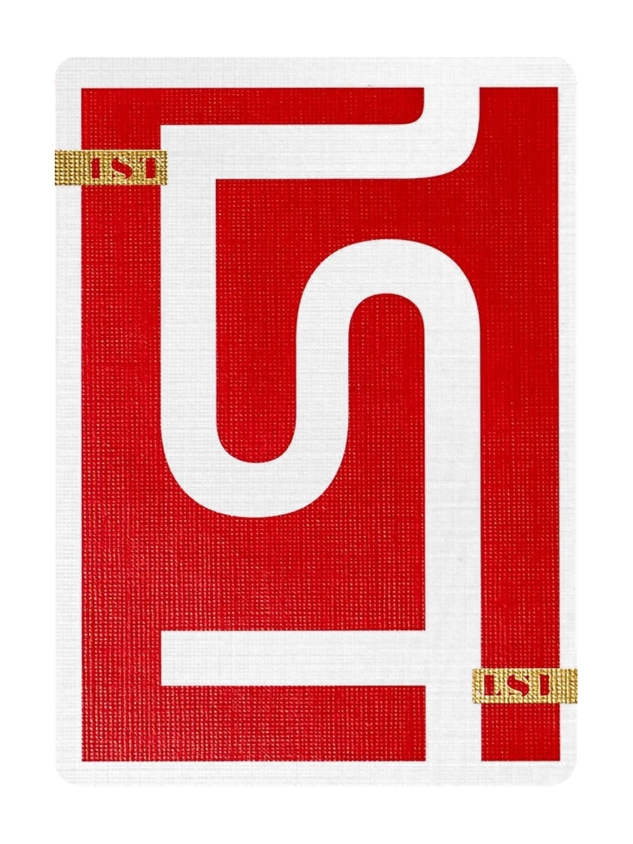 1ST Playing Cards V6 Red