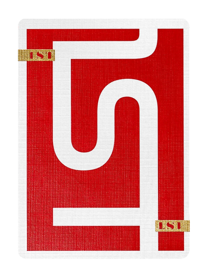 1ST Playing Cards V6 Red