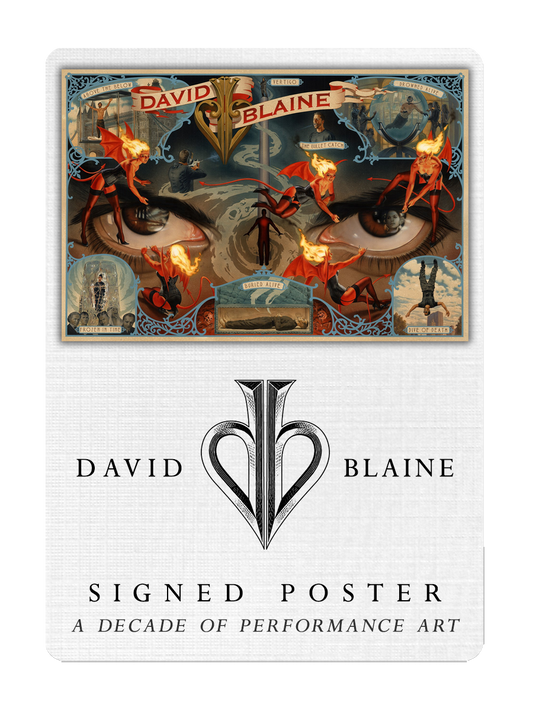 DAVID BLAINE POSTER - Signed