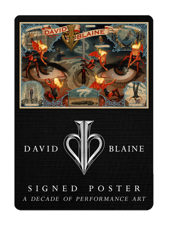 DAVID BLAINE POSTER - Signed playing cards — view 5