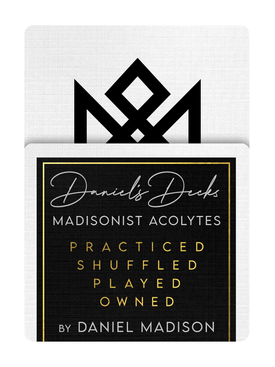 DANIEL'S MADISON.ist ACOLYTES Playing Cards