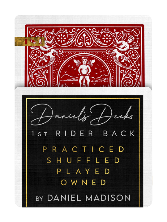 DANIEL'S 1ST RIDERBACK (Black) Playing Cards playing cards