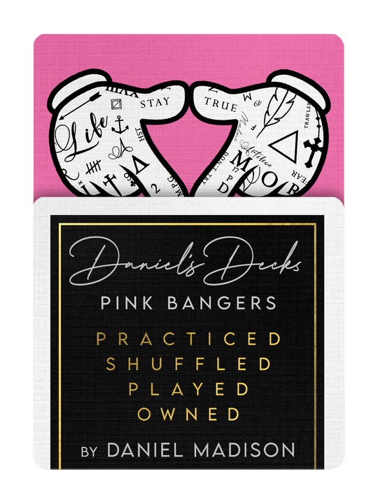 DANIEL'S PINK BANGERS playing cards