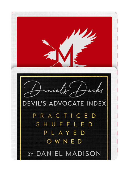 DANIEL'S DEVIL'S ADVOCATE POCKET INDEX playing cards