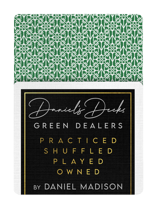 DANIEL'S DEALERS (Green) playing cards