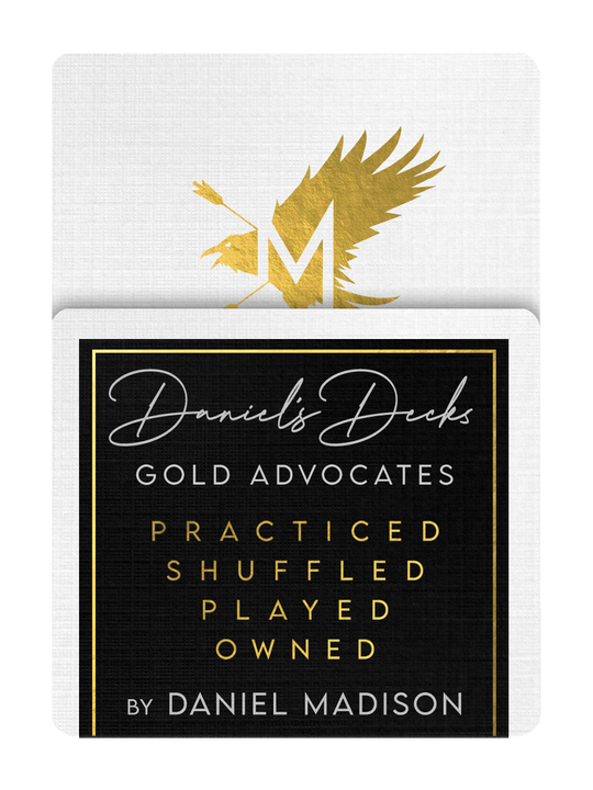 DANIEL'S GOLD ADVOCATES Playing Cards playing cards
