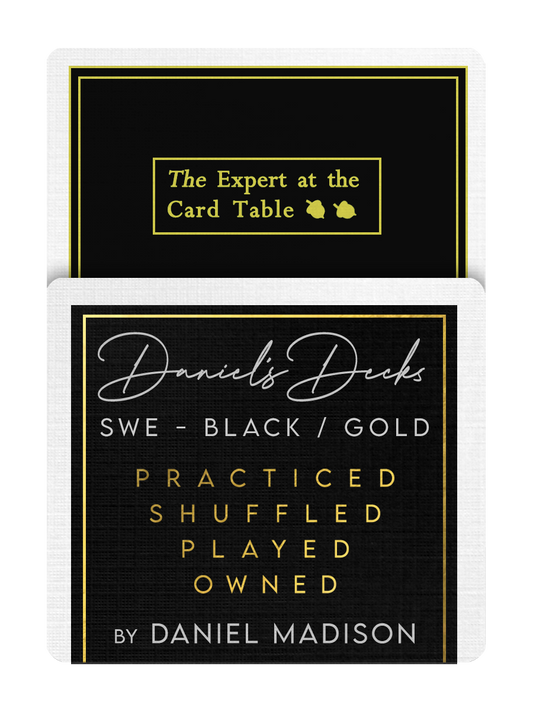 S.W.E. Playing Cards ( BLACK / GOLD ) - DANIEL'S DECK
