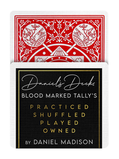 DANIEL'S FAN BACK MARKED TALLY HO Playing Cards ( RED )