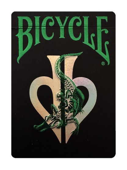db Holographic GATORBACKS ( Black and Green Tuck ) - DANIEL'S DECK