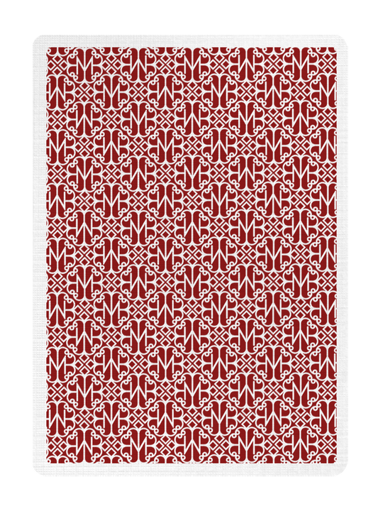 MADISON DEALERS ( V2 RED with BORDER ) Playing Cards playing cards