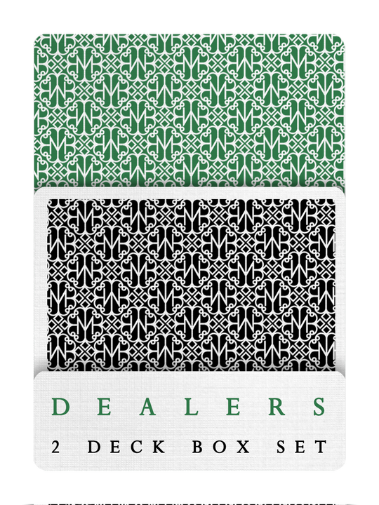 MADISON DEALERS Playing Cards BOXSET (Green and Black) playing cards