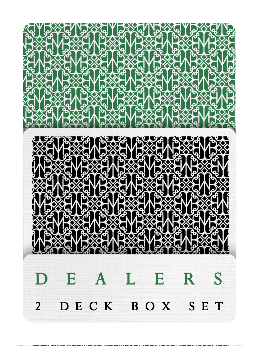 MADISON DEALERS Playing Cards BOXSET (Green and Black)
