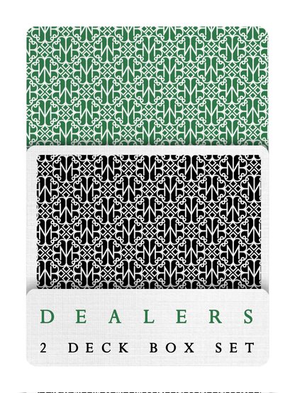 MADISON DEALERS Playing Cards BOXSET (Green and Black)