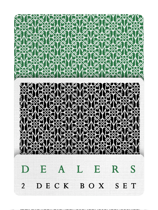 MADISON DEALERS Playing Cards BOXSET (Green and Black)