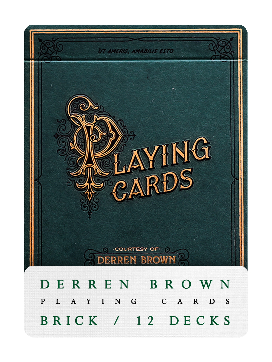 DERREN BROWN Playing Cards - BRICK DEAL (12 Decks)