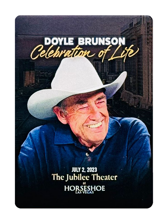 DOYLE BRUNSON 'Celebration of Life' Playing Cards playing cards
