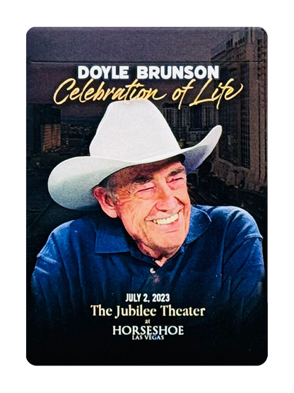 DOYLE BRUNSON 'Celebration of Life' Playing Cards