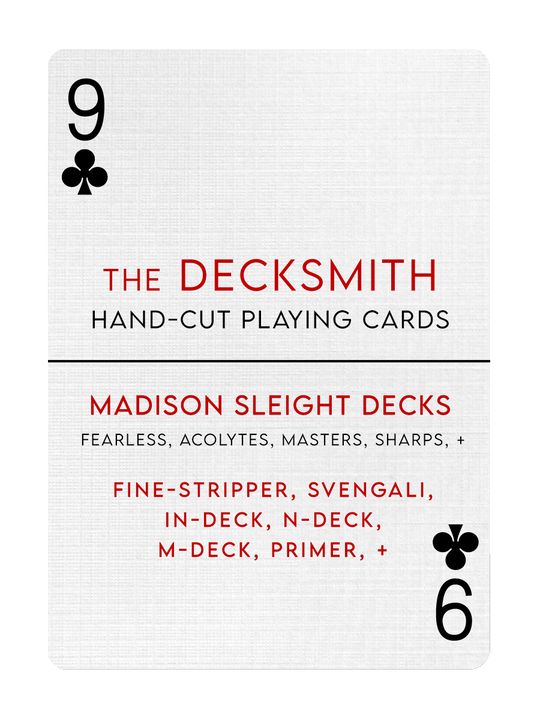 MADISON SLEIGHT DECKS by The DECKSMITH