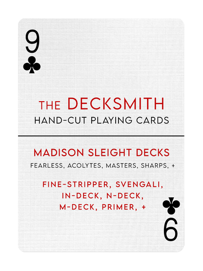 MADISON SLEIGHT DECKS by The DECKSMITH