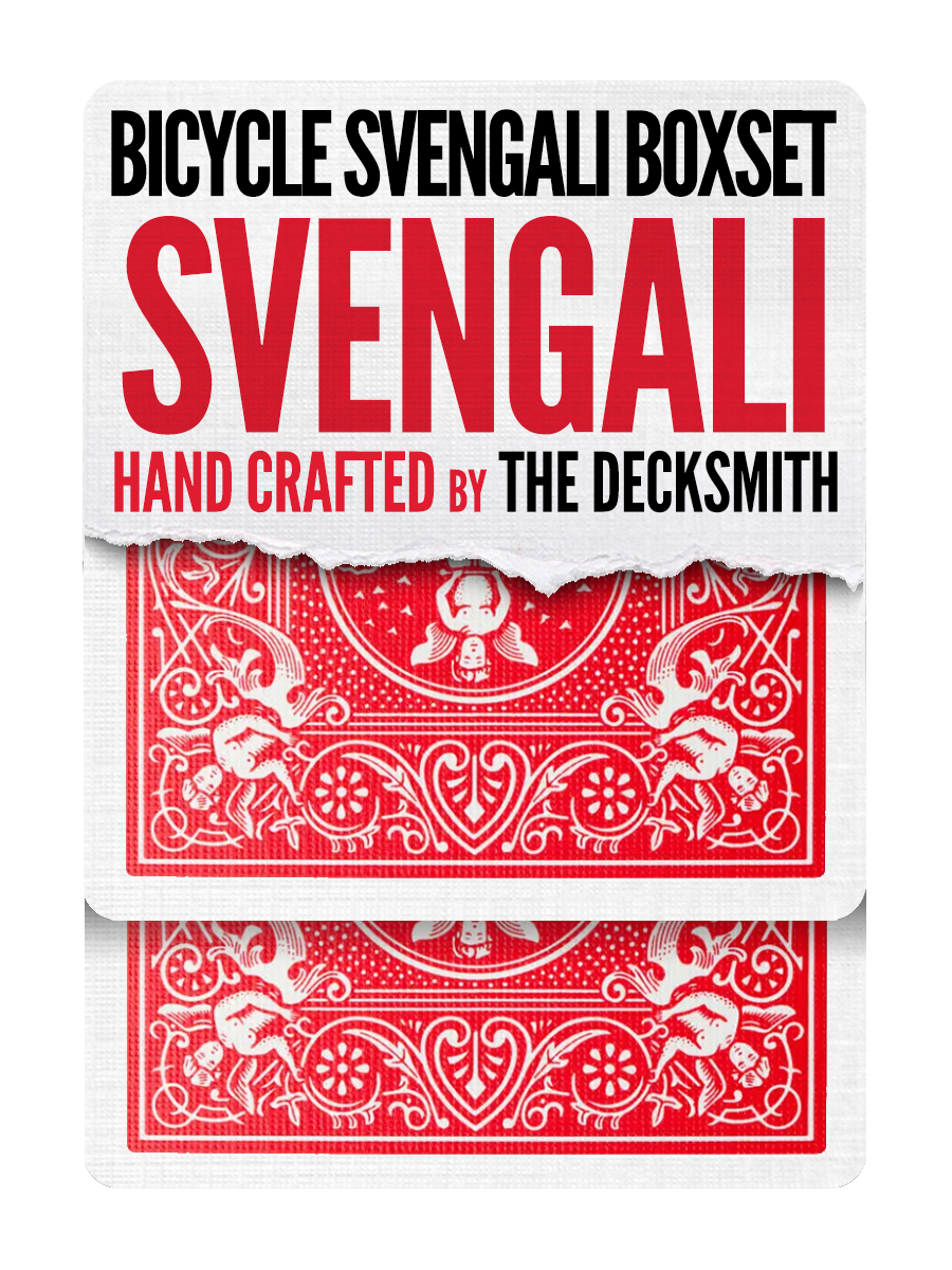 EXPERT SVENGALI - Bicycle Rider Back Playing Cards